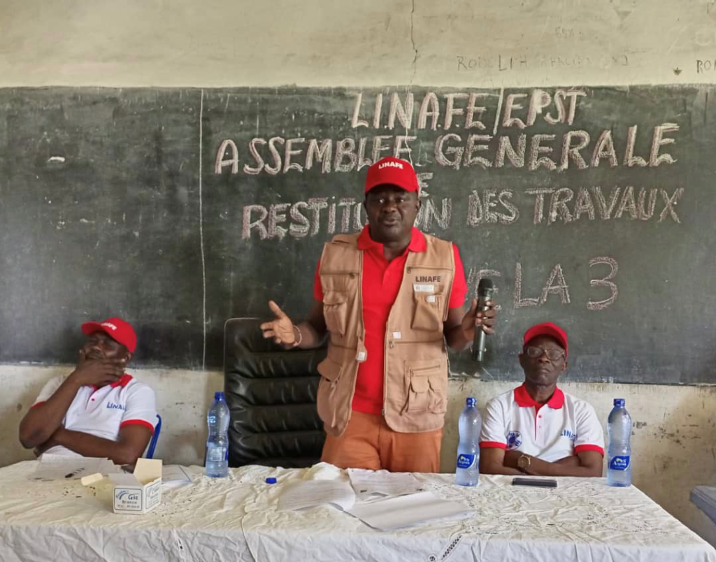 EPST : Valère Mondondo a restitué les conclusions des travaux de Mbuela 3 aux syndiqués de LINAFE/EPST.