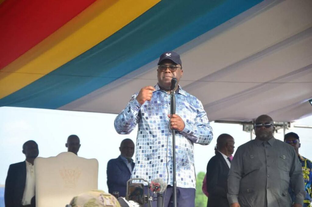 Itinérance du Chef de l’État dans l’espace grand Kasaï : « Les jeunes doivent apprendre à créer de l’emploi, car l’État ne peut pas tout faire » (Félix Tshisekedi à Tshikapa)