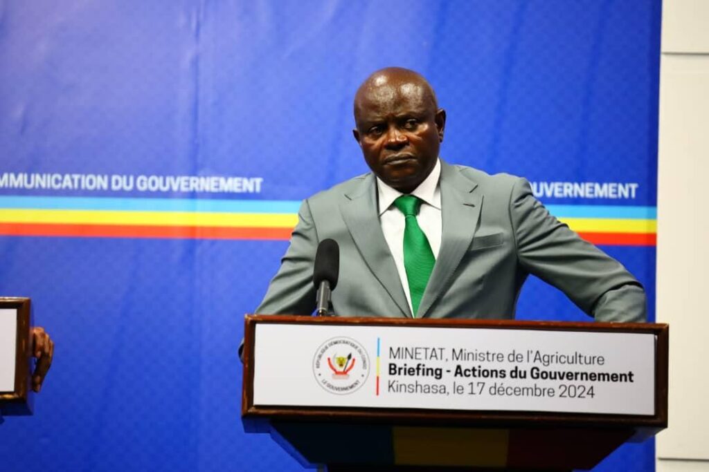 RDC : « Pour l’autosuffisance agricole, il est crucial de développer une production locale de semences » (Ministre de l’Agriculture)