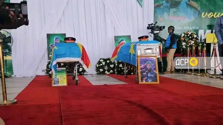 RDC : Sept mois après être assassinés au front, Peter Cirimwami et Alexis-Lewis honorés par la République