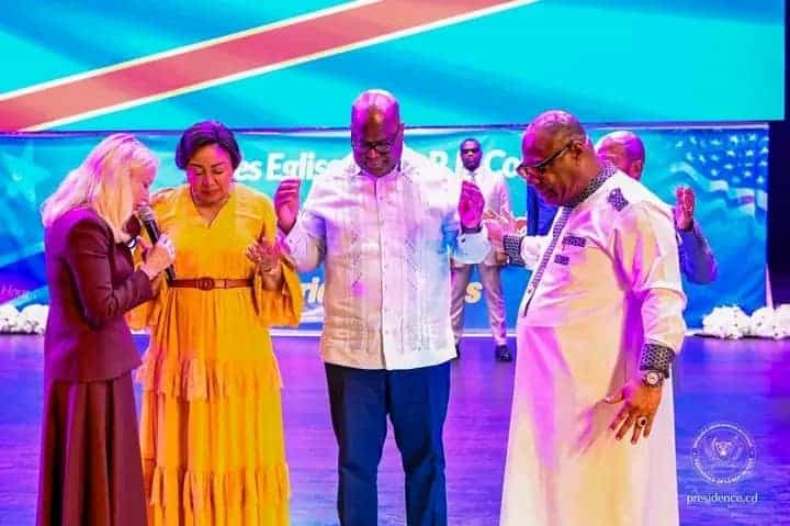 RDC : « J’ai imposé les mains sur le Président Tshisekedi et j’ai senti en lui la présence de Dieu » (Pasteure de Donald Trump)