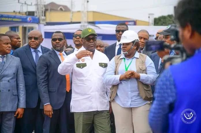 Kinshasa : le boulevard Docteur Étienne Tshisekedi, un nouvel axe de 2 km et 8 bandes pour désengorger la capitale, Félix Tshisekedi donne le go des travaux